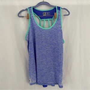 RBX Bright Teal & Indigo Tank, Size Medium - Item 0010